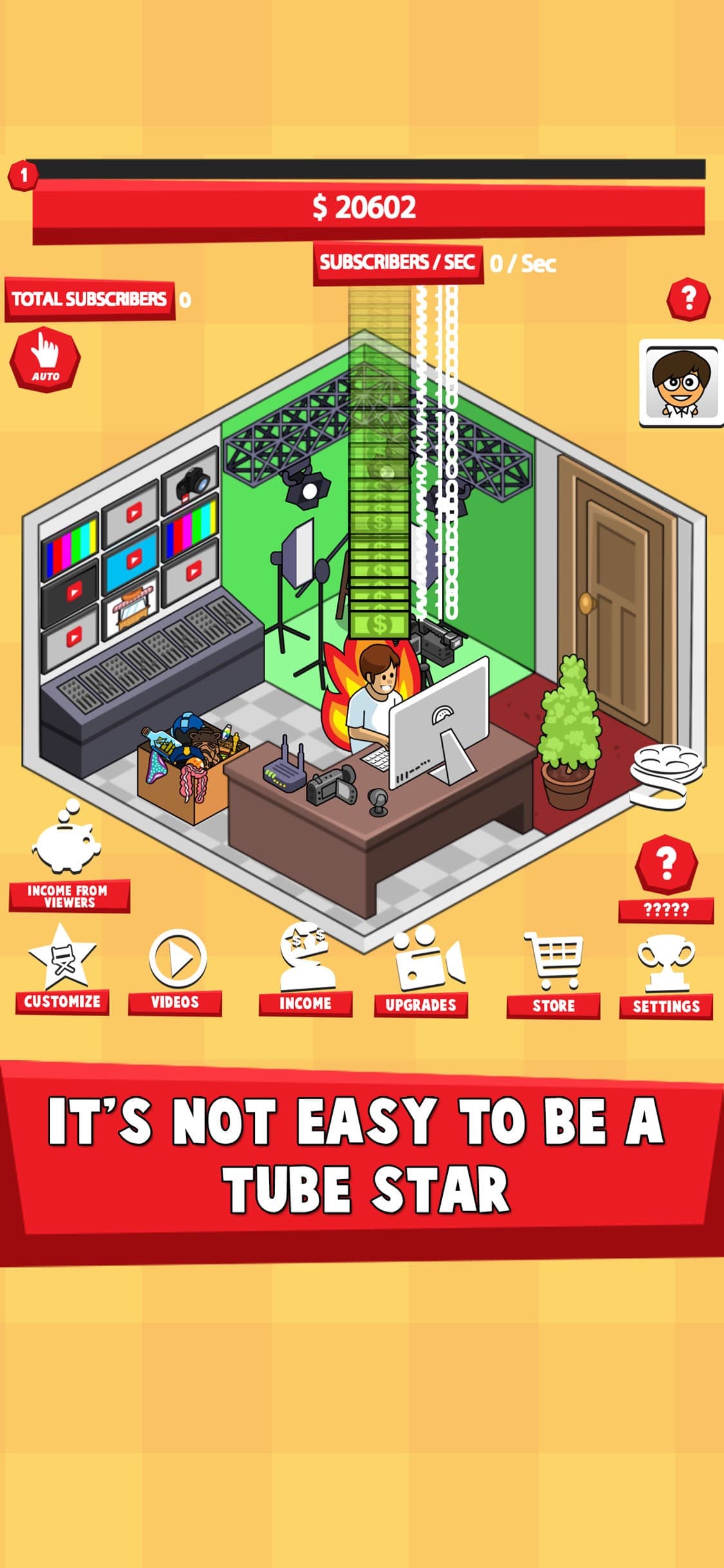 Tube Tycoon Simulator - Tapper screenshot 1 - screenshot