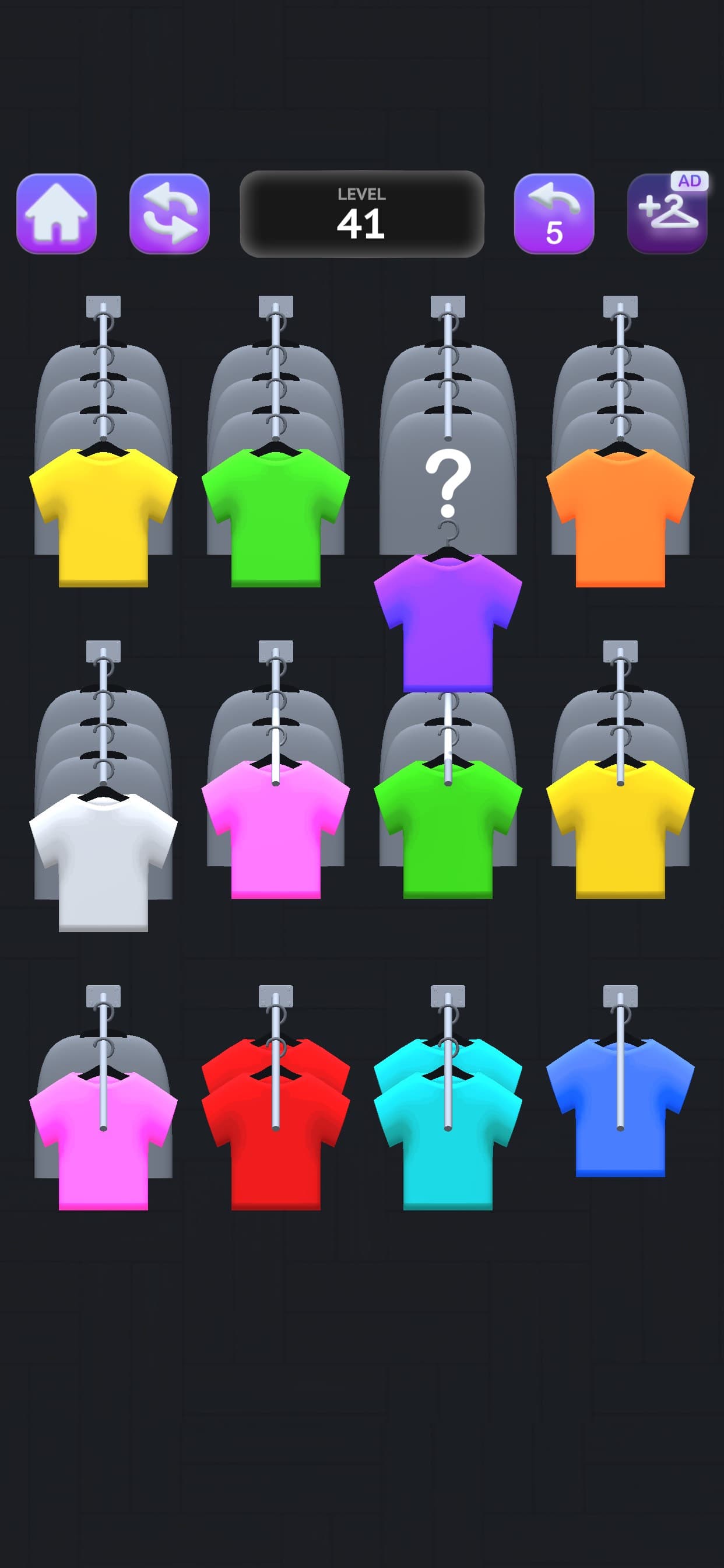 Clothes Sort Puzzle screenshot 2 - screenshot