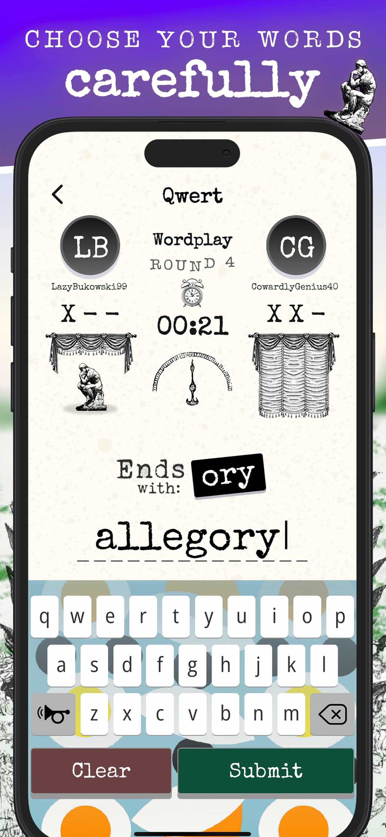 Qwert - The Typing Word Game screenshot 3 - screenshot