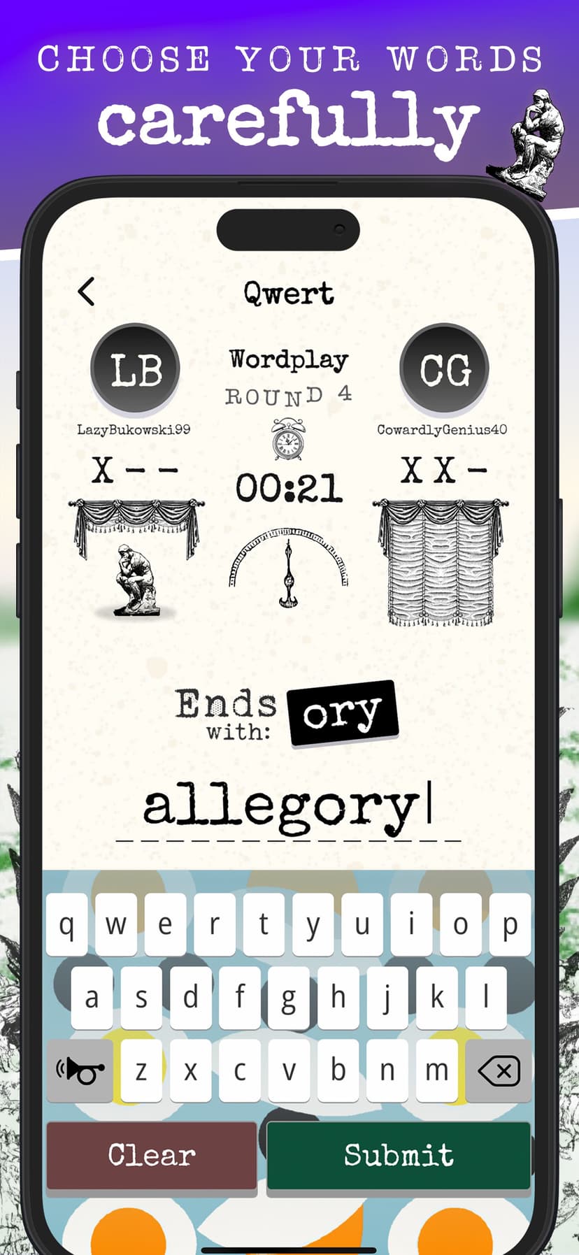 Qwert - The Typing Word Game screenshot 3 - screenshot