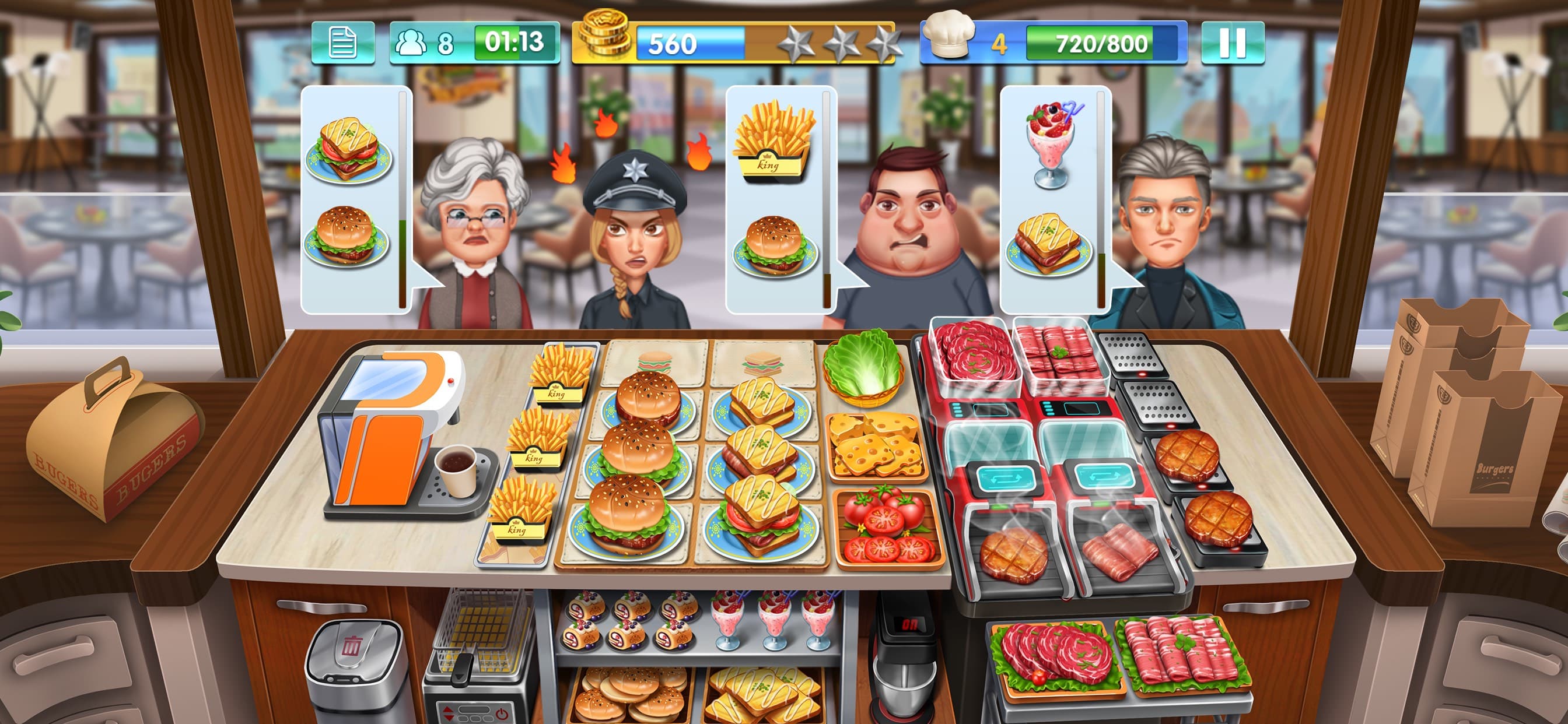 Crazy Cooking Star Chef screenshot 1 - screenshot