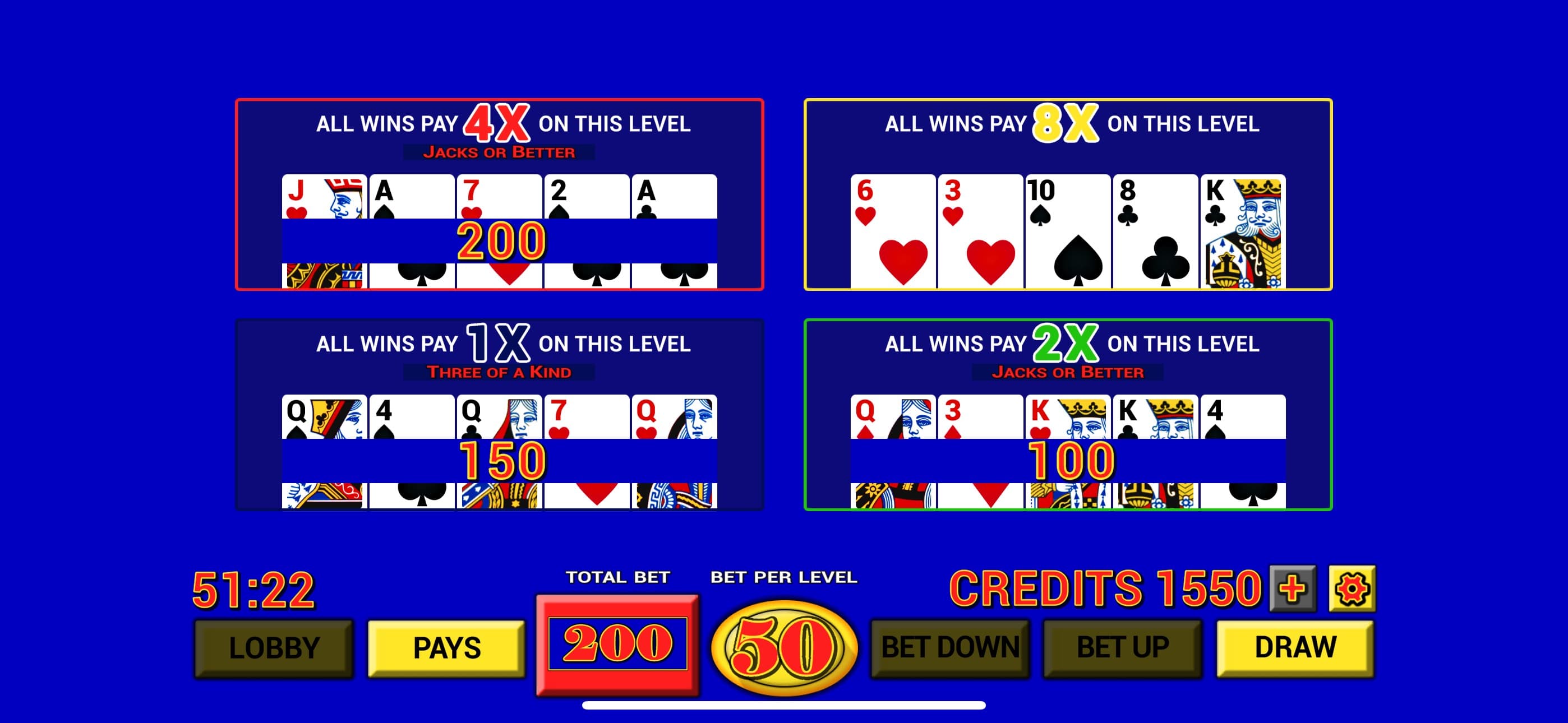 Video Poker Casino Classic screenshot 2 - screenshot