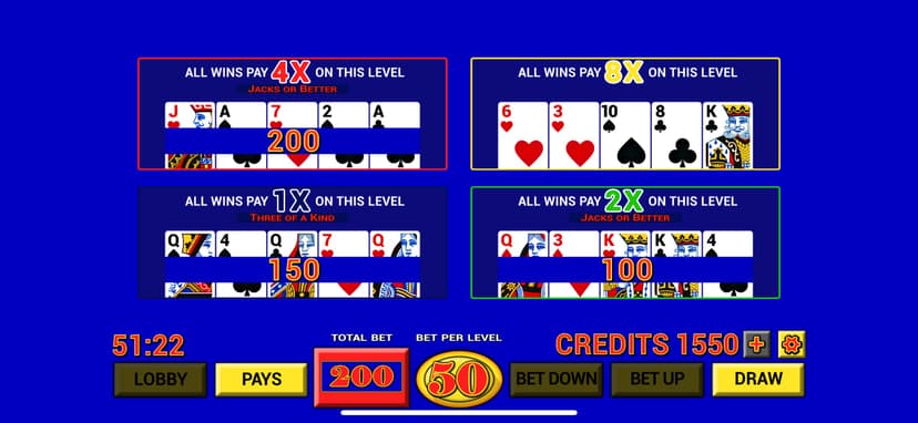 Video Poker Casino Classic screenshot 2 - screenshot