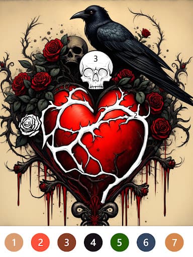 Macabre Color Paint By Number screenshot 16 - screenshot