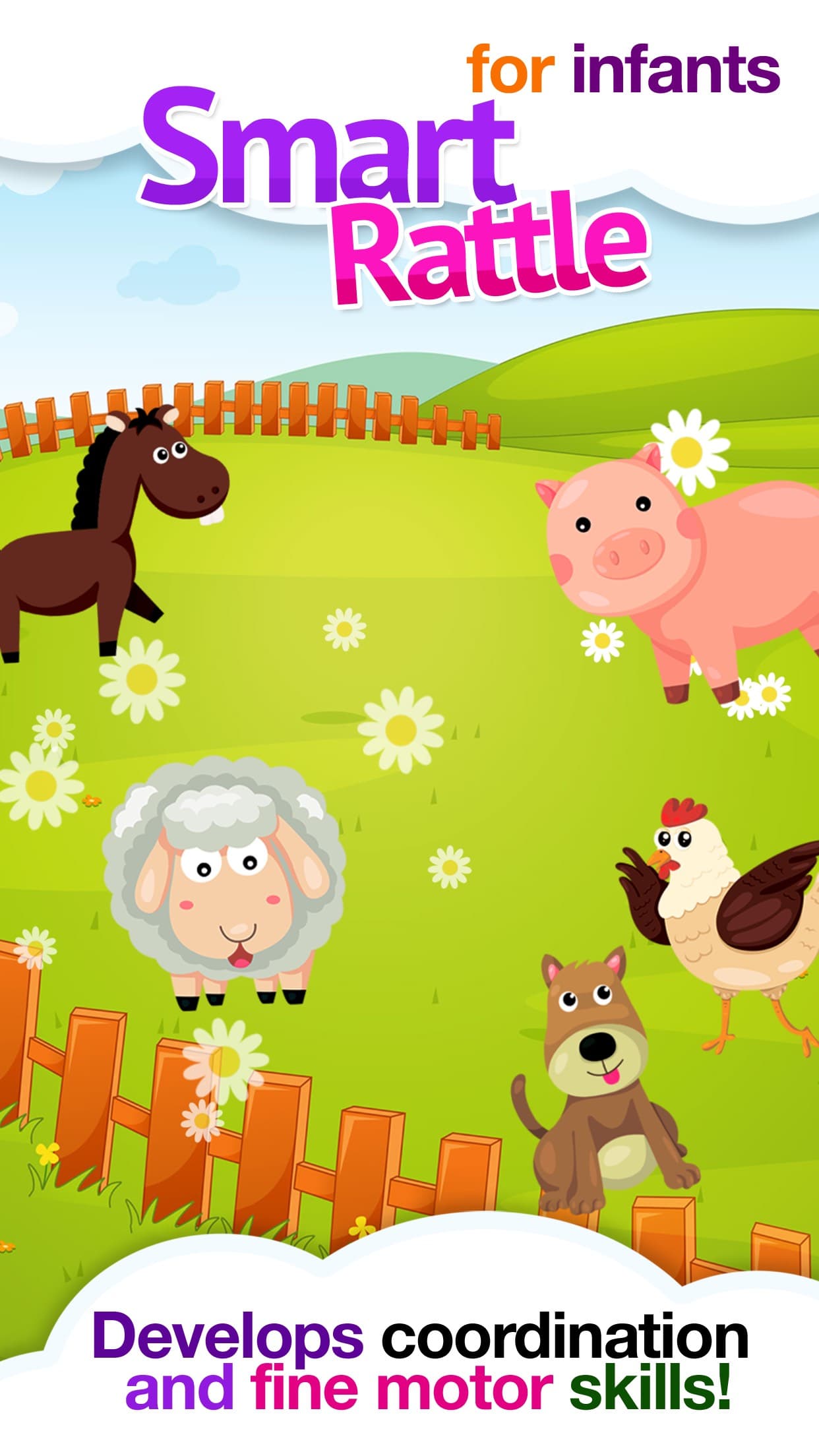 Smart Baby Rattle: Infant & Toddler Learning Games screenshot 1 - screenshot