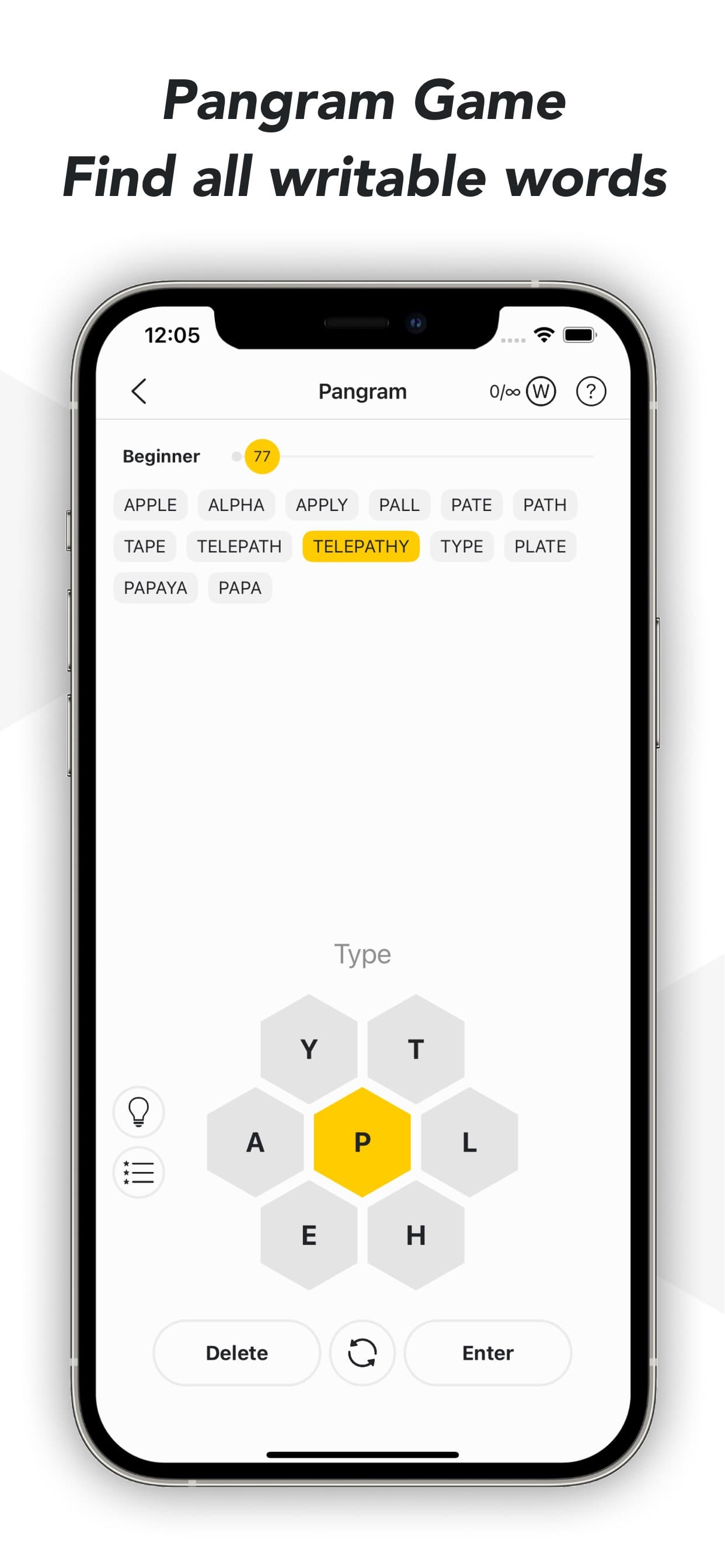 Spelling Word Puzzle - Pangram screenshot 4 - screenshot