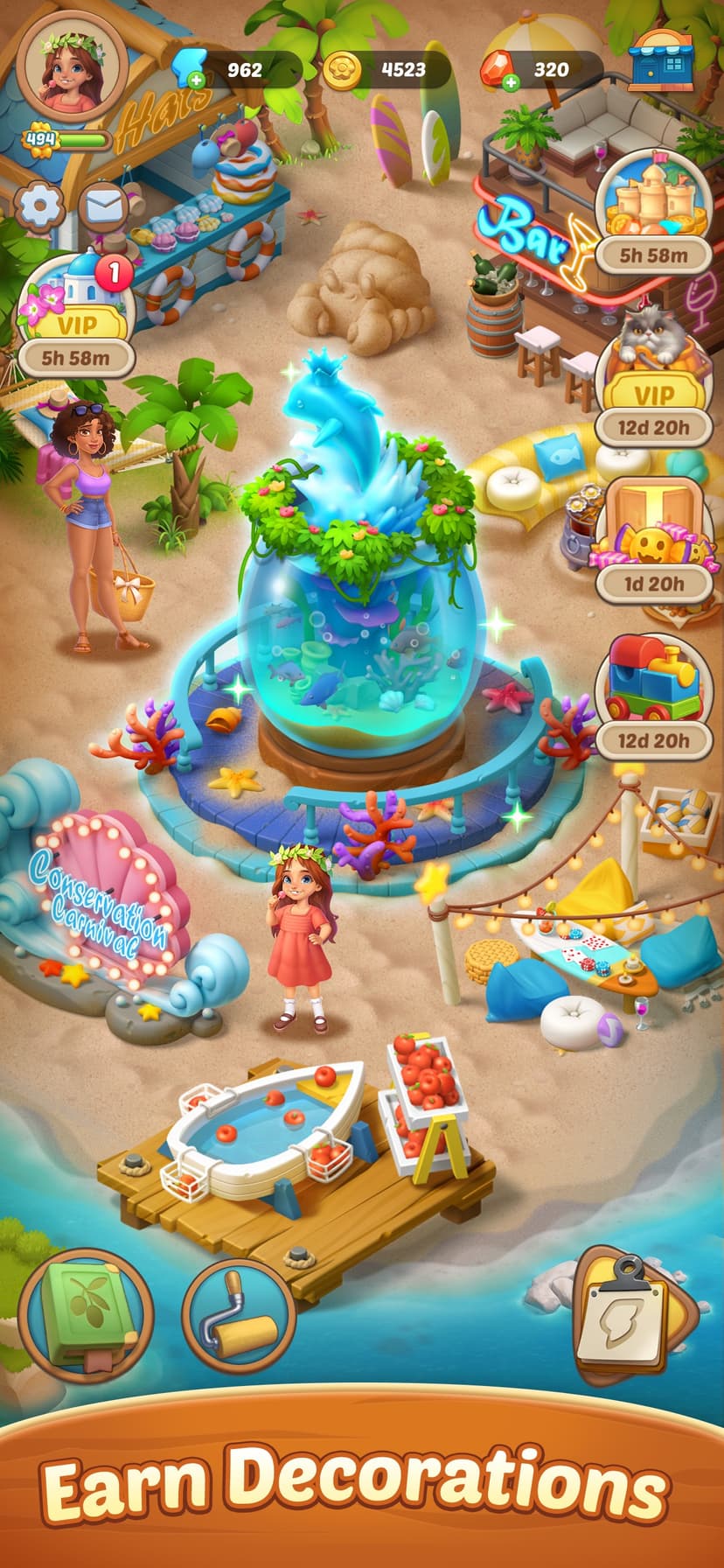 Seaside Escape®: Merge & Story screenshot 5 - screenshot