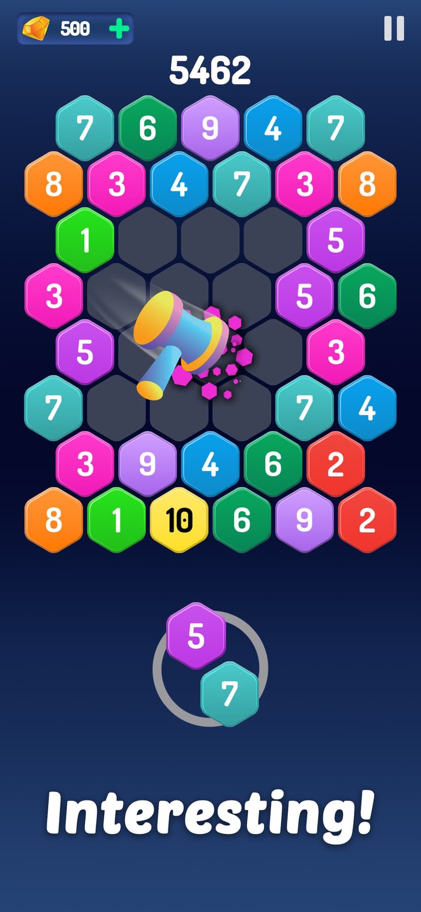 Merge Hexa™ Number Puzzle Game screenshot 4 - screenshot
