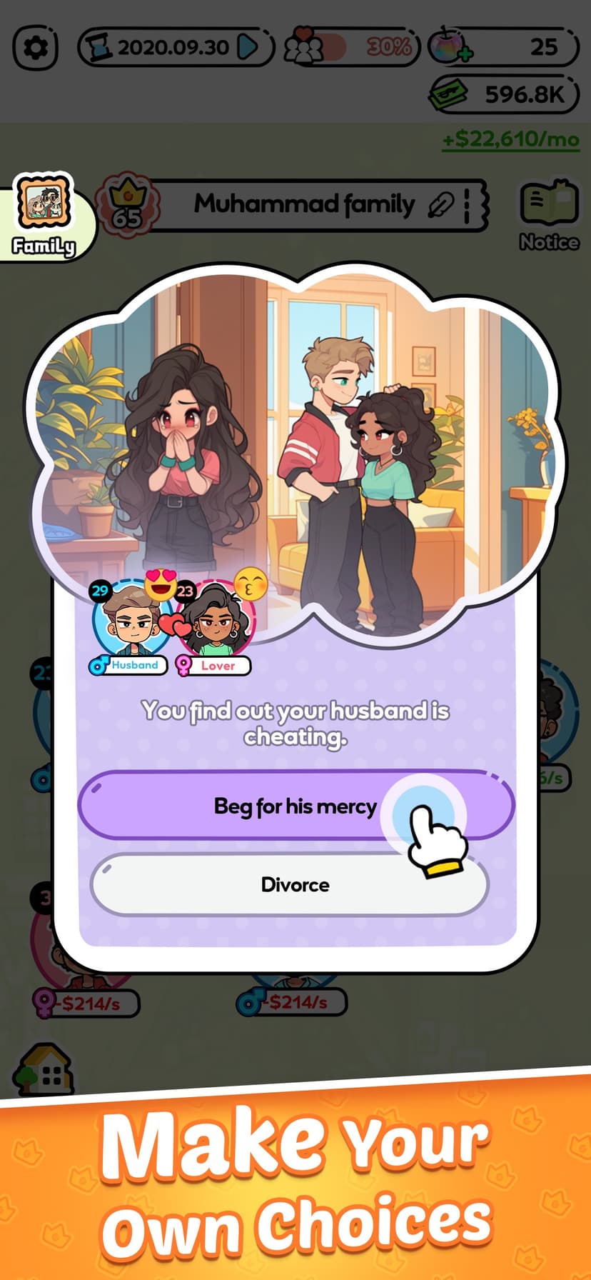 Family Go! - Lifetime Sim game screenshot 7 - screenshot