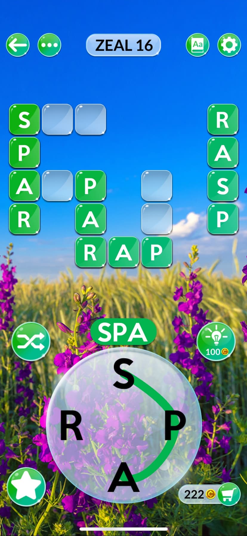 Wordscapes In Bloom screenshot 3 - screenshot