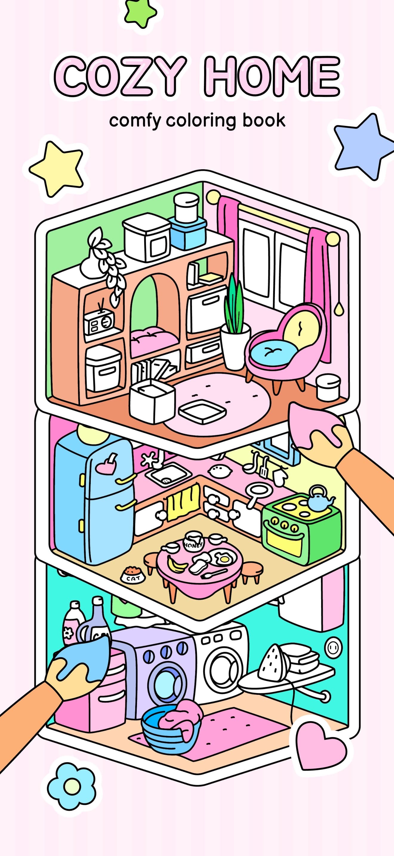 Cozy Home: Comfy Coloring Book screenshot 1 - screenshot