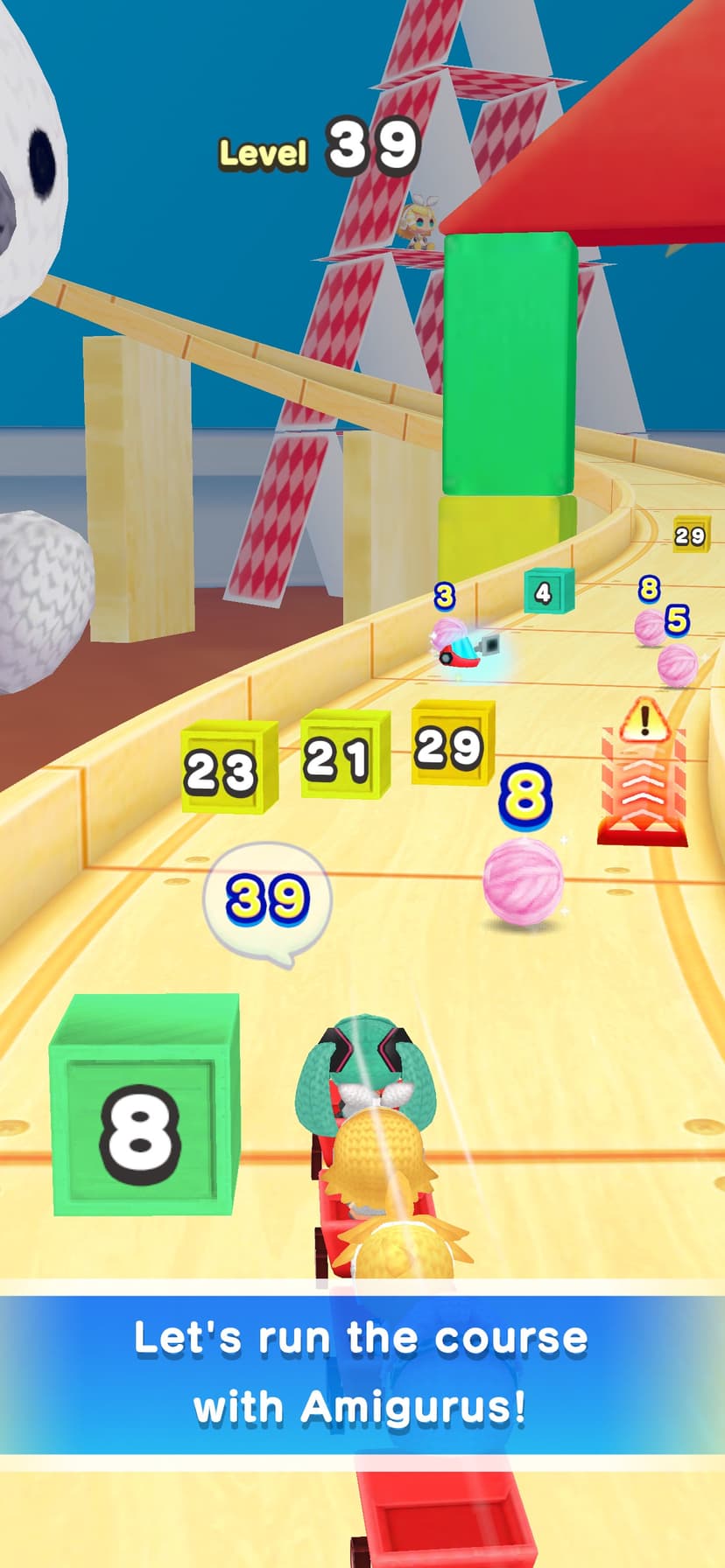 Hatsune Miku Amiguru Train screenshot 2 - screenshot