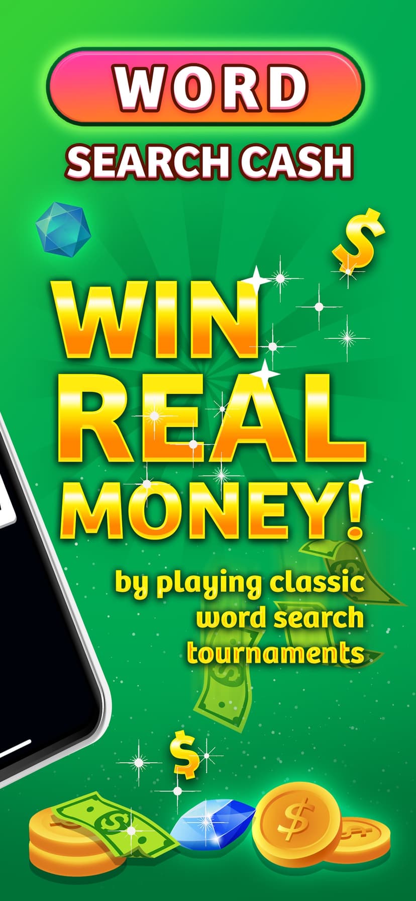 Word Search Cash: Money Games screenshot 2 - screenshot