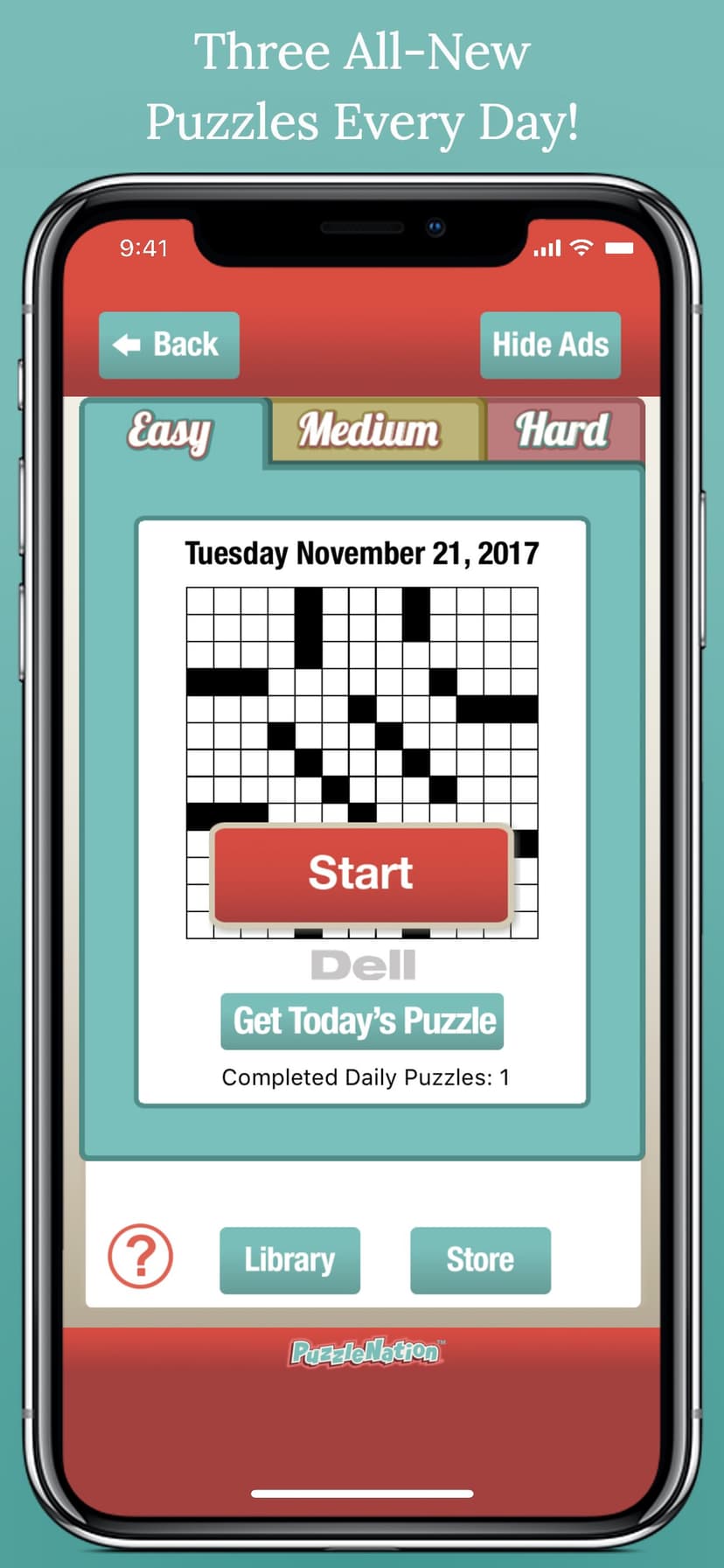 Penny Dell Daily Crossword screenshot 1 - screenshot
