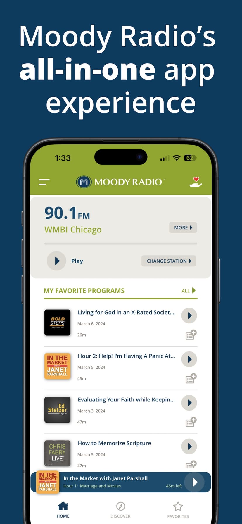 Moody Radio screenshot 1 - screenshot