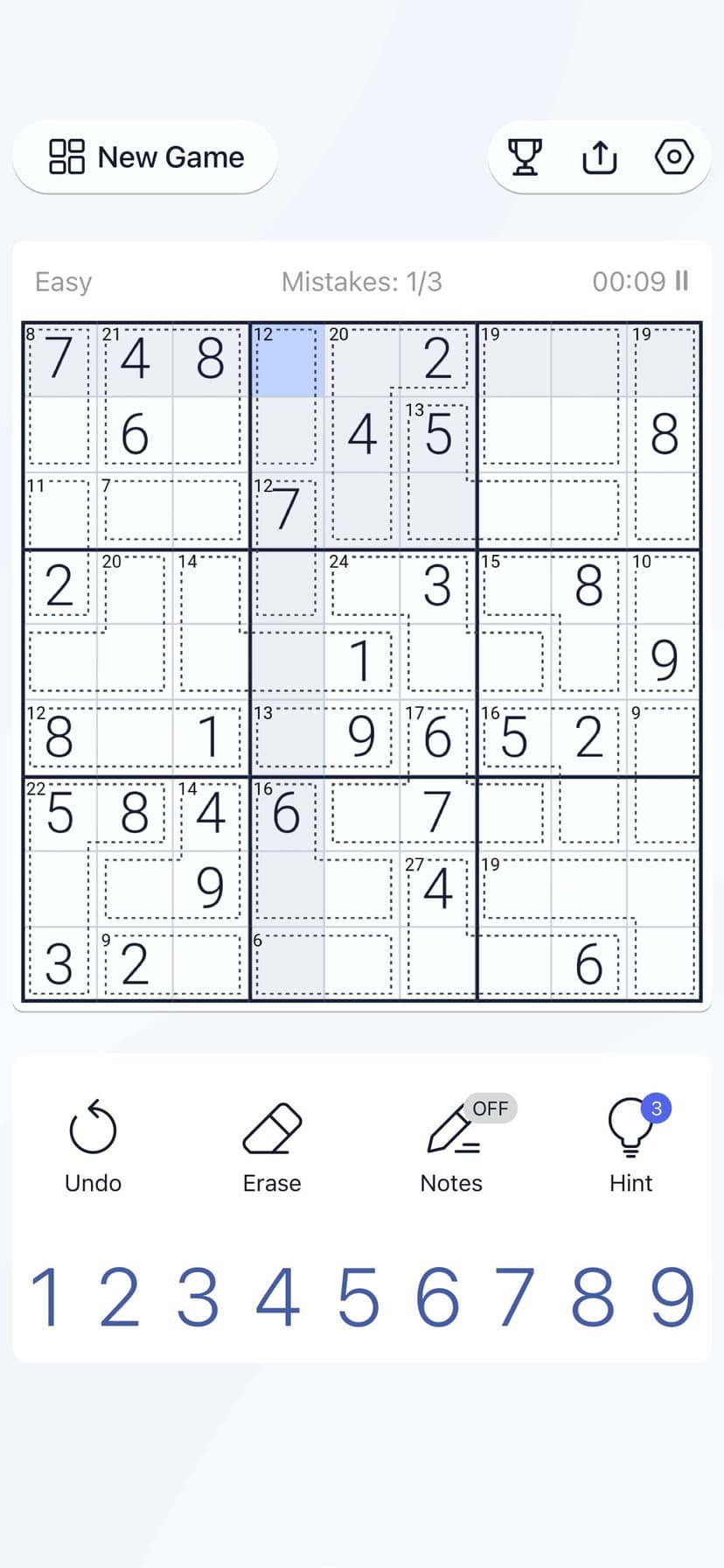 Killer Sudoku - Puzzle Games screenshot 8 - screenshot