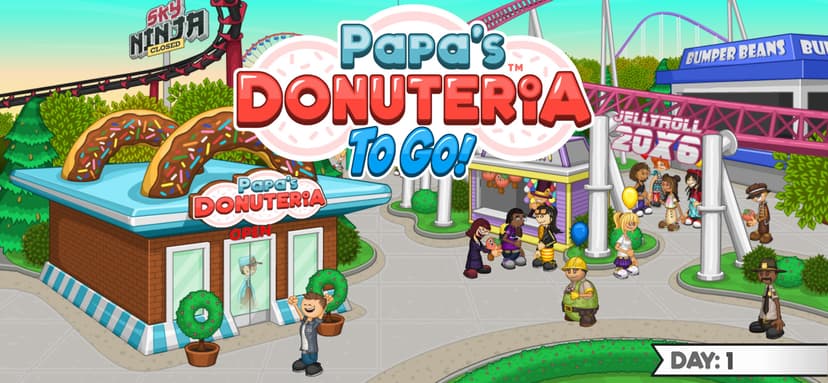 Papa's Donuteria To Go! screenshot 1 - screenshot