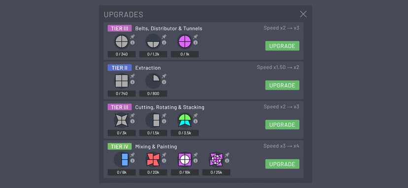 Shapez - Factory Game screenshot 4 - screenshot
