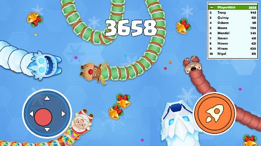 Sneak Snake-Slither Worm Game screenshot 2 - screenshot