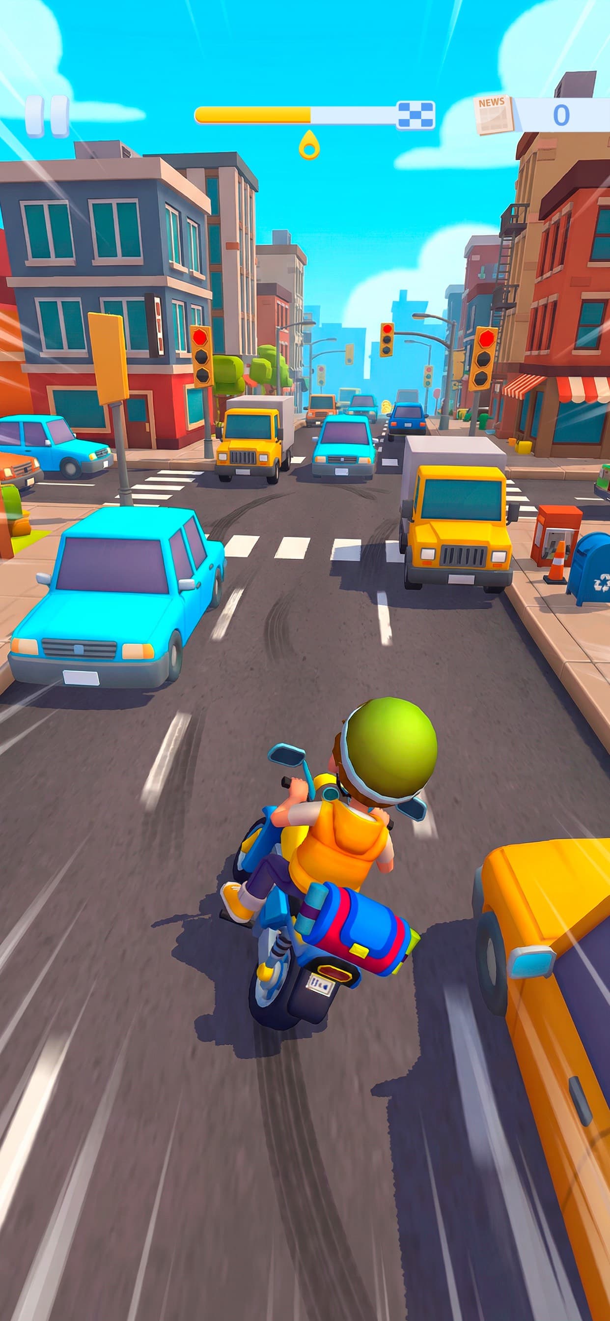 Paper Boy Race: Run & Rush 3D screenshot 3 - screenshot