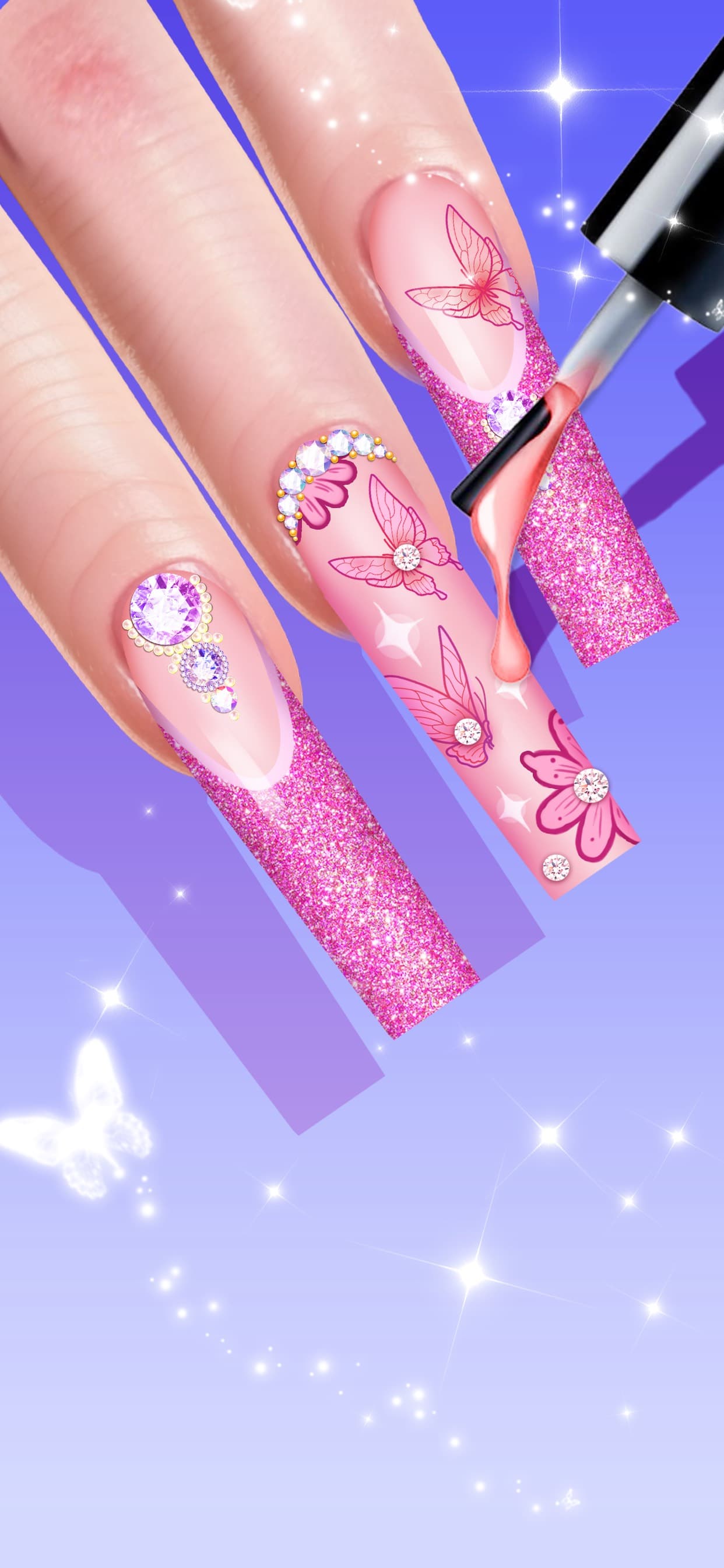 Nail Salon - Girl Art Game screenshot 2 - screenshot