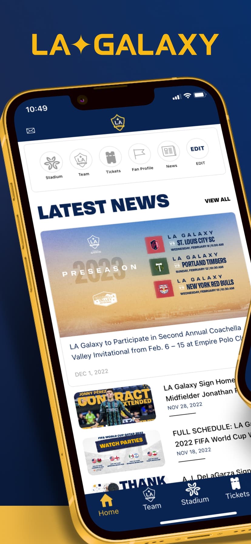 LA Galaxy screenshot 1 - screenshot