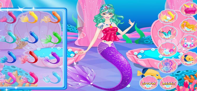 Mermaid Games, Dressing & Hair screenshot 6 - screenshot