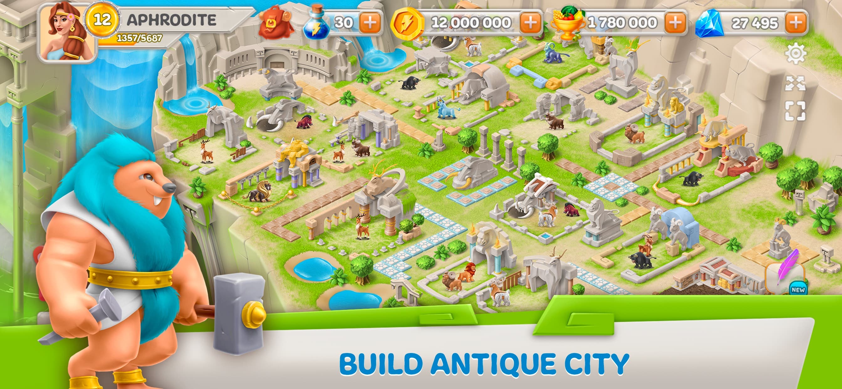 Legends of Olympus: Play, Farm screenshot 1 - screenshot