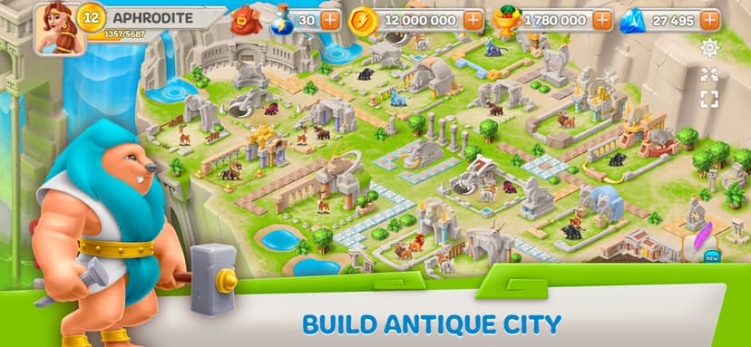 Legends of Olympus: Play, Farm screenshot 1 - screenshot