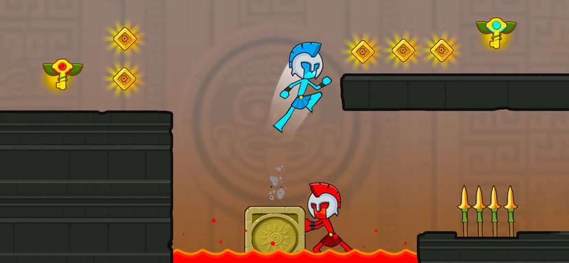 Fire and Water Stickman 2 screenshot 4 - screenshot