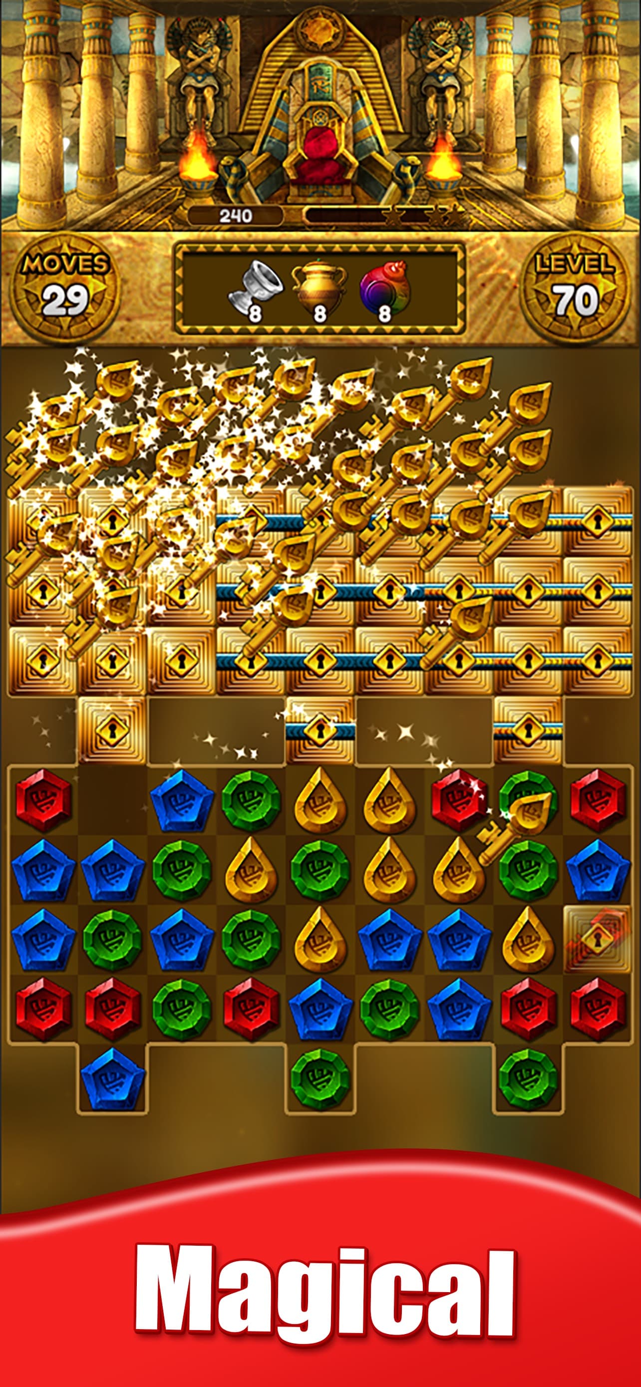 Jewel Queen: Puzzle Match 3 screenshot 4 - screenshot