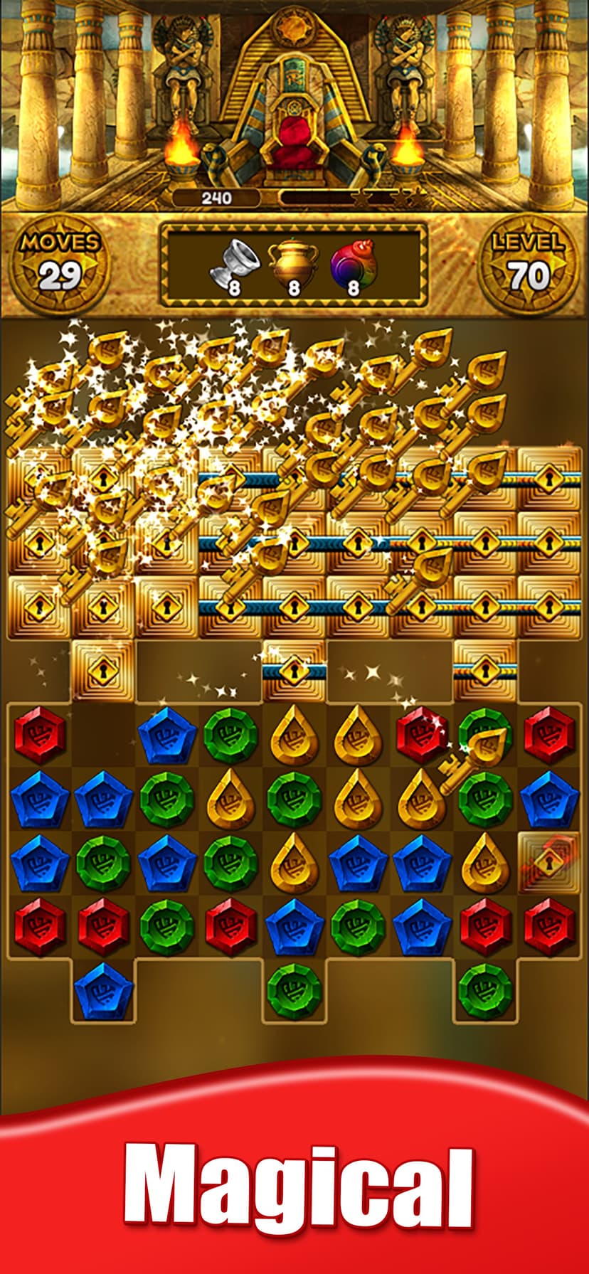 Jewel Queen: Puzzle Match 3 screenshot 4 - screenshot