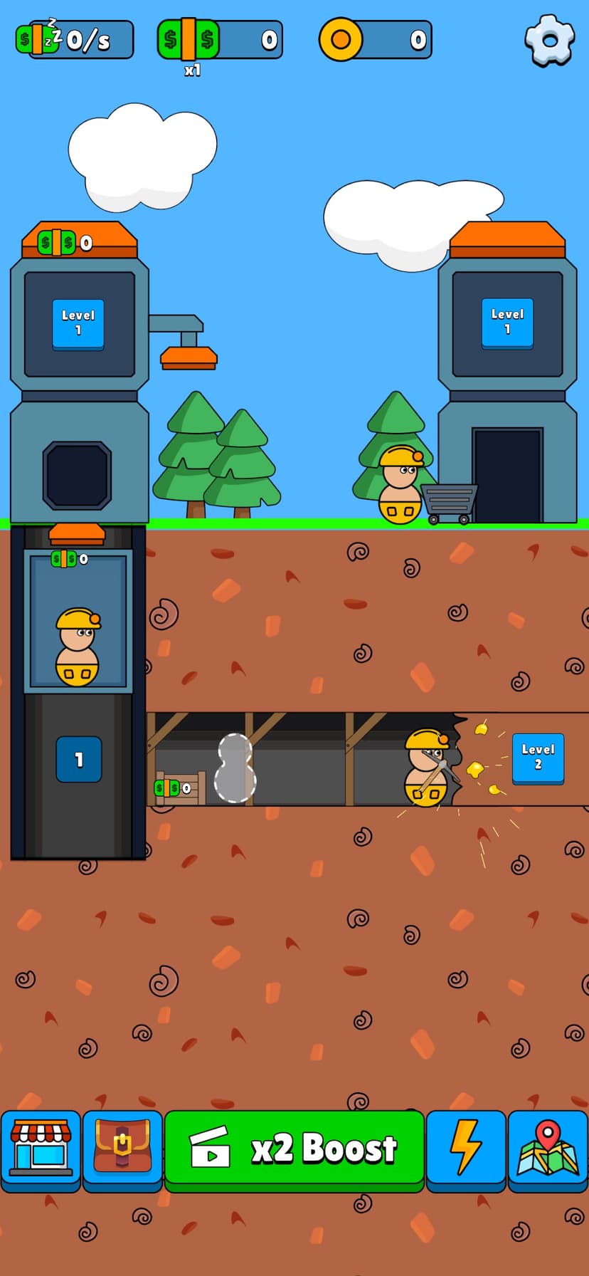 Mining Empire Idle Tycoon screenshot 1 - screenshot