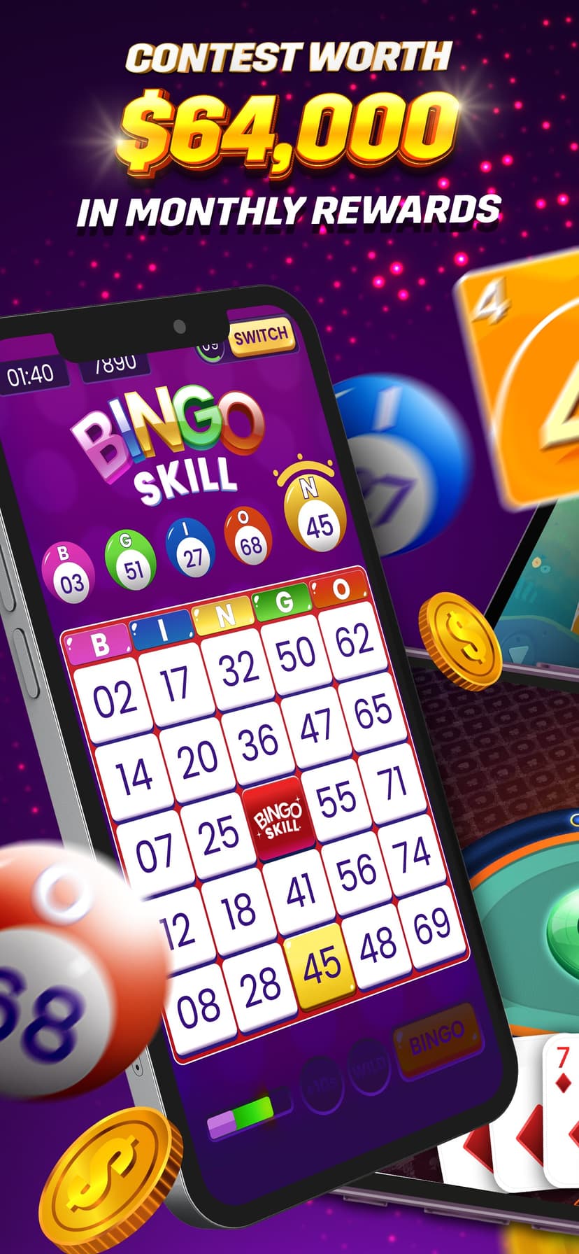 Bingo, Solitaire - Cash Games screenshot 1 - screenshot