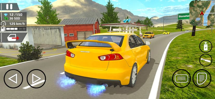 Helicopter Flying: Car Driving screenshot 5 - screenshot