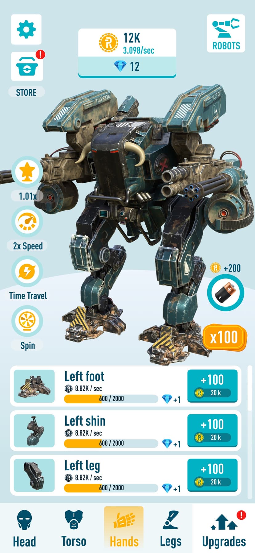 Idle Robots - Robo Clicker screenshot 1 - screenshot