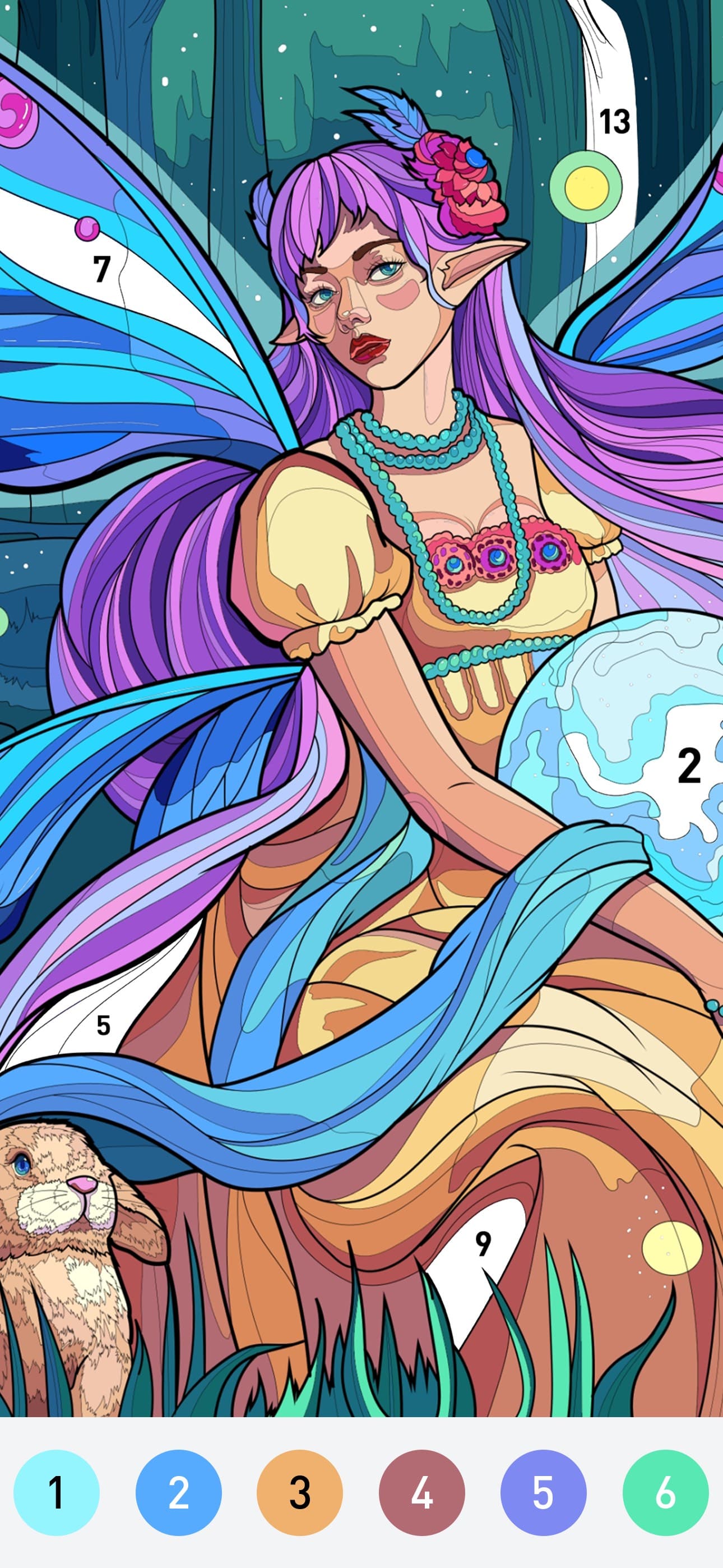 Fairy Color - Paint by number screenshot 3 - screenshot