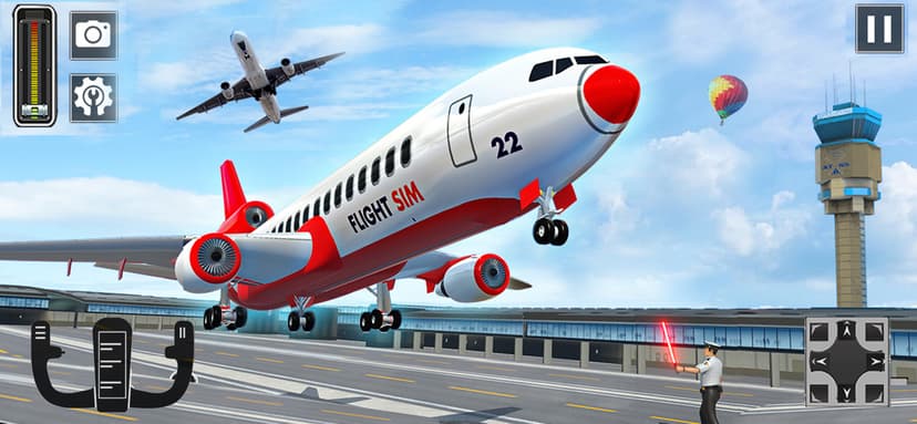 Plane Simulator Airplane Games screenshot 2 - screenshot