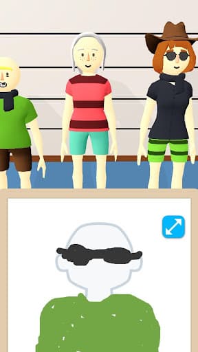 Line Up: Draw the Criminal screenshot 3 - screenshot