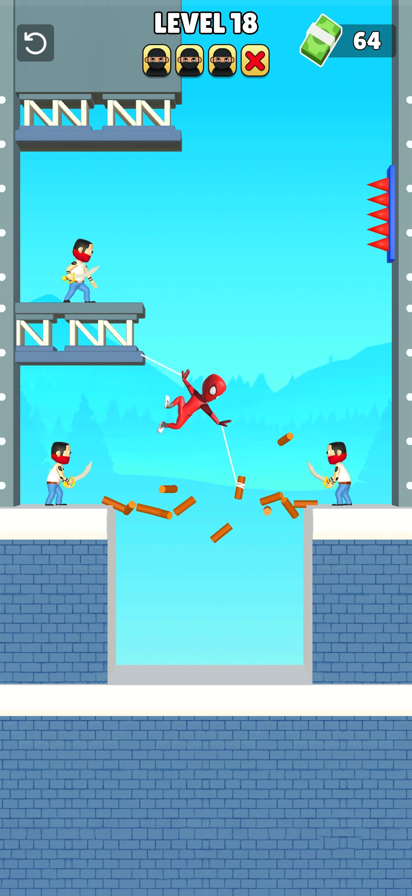 Web Battle 3D: Swing Hero screenshot 2 - screenshot