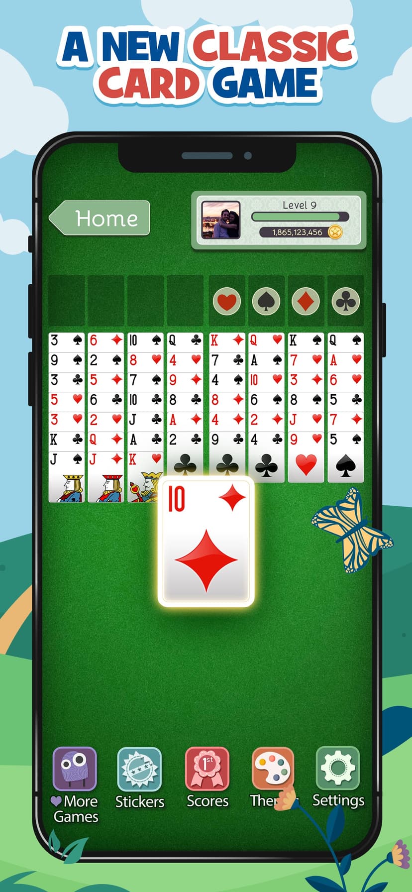 FreeCell Deluxe® Social screenshot 2 - screenshot