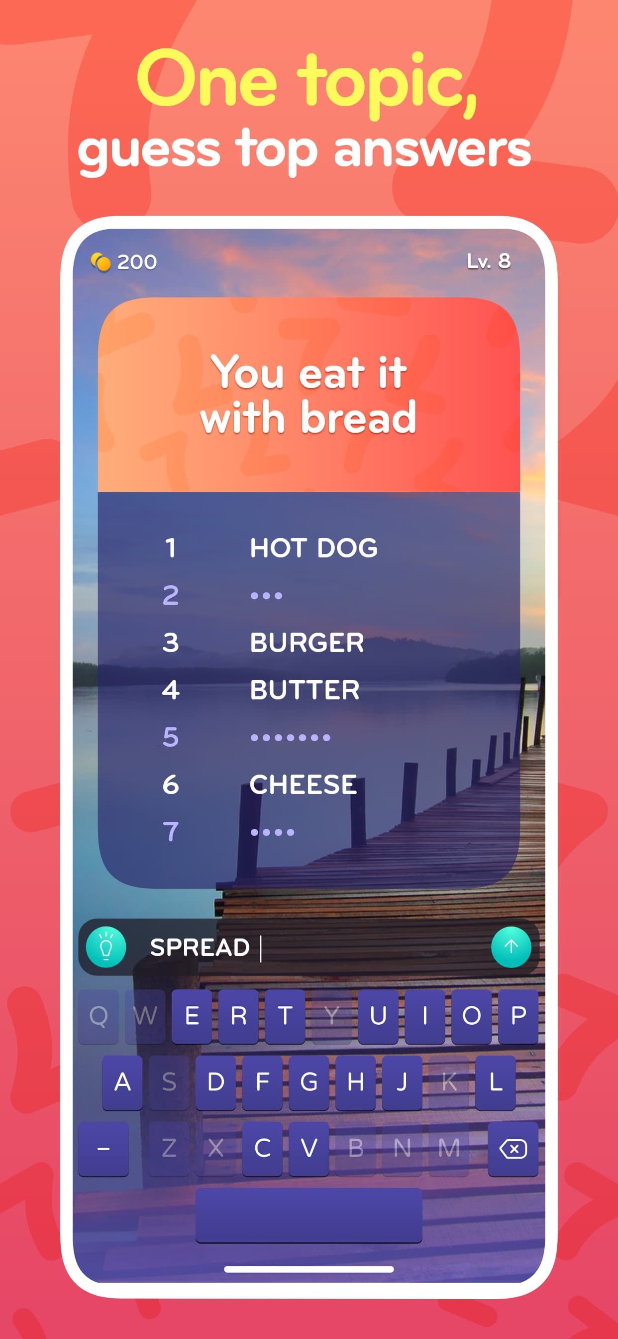 Top 7 - family word game screenshot 1 - screenshot