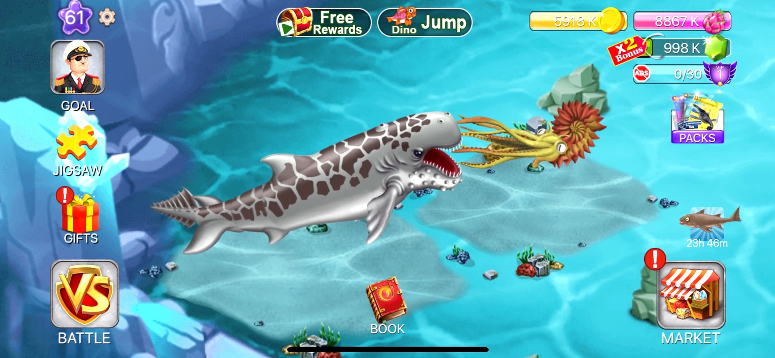 Dino Water World-Dinosaur game screenshot 1 - screenshot