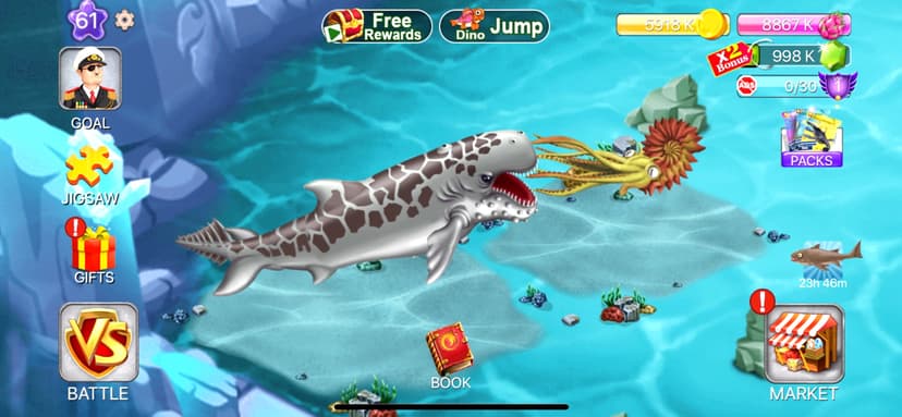 Dino Water World-Dinosaur game screenshot 1 - screenshot