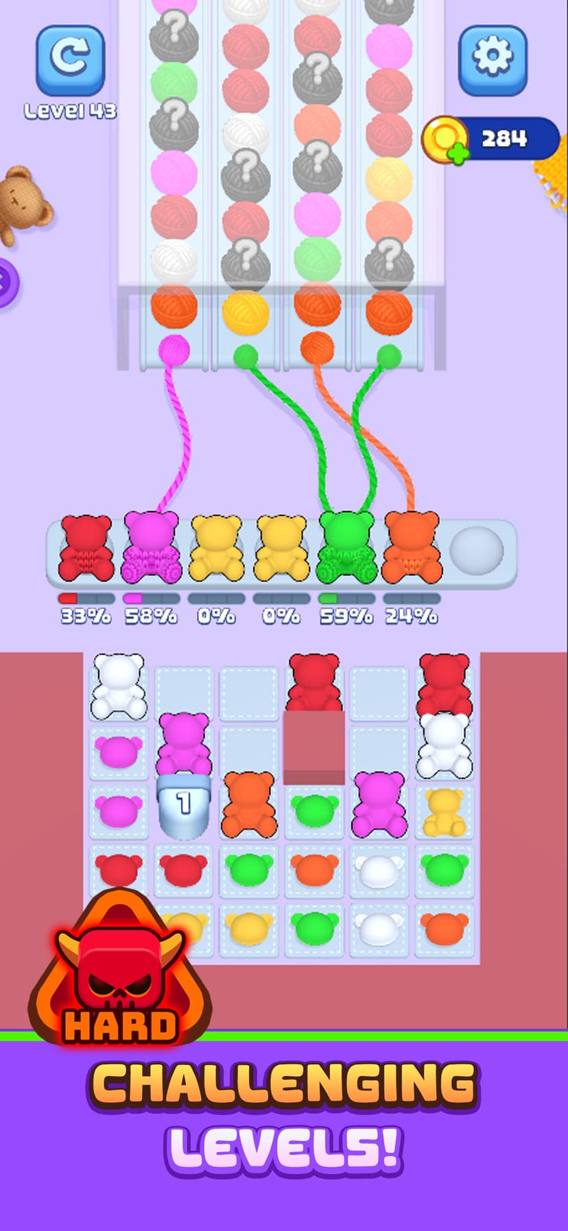 Knit Craze: Color Wool Sort screenshot 2 - screenshot