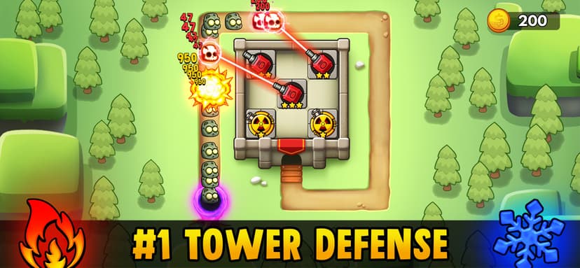 Merge Clash: Tower Defense screenshot 1 - screenshot