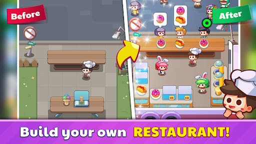 Food Story: Idle Games screenshot 1 - screenshot
