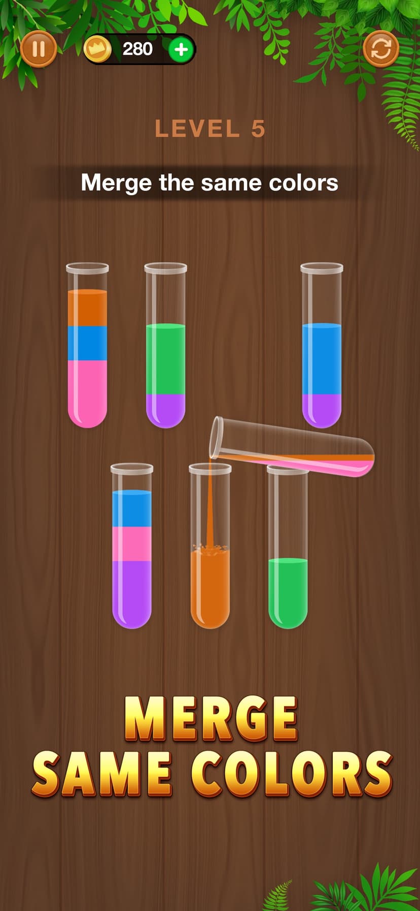 Sort Em All - Water Puzzle screenshot 1 - screenshot