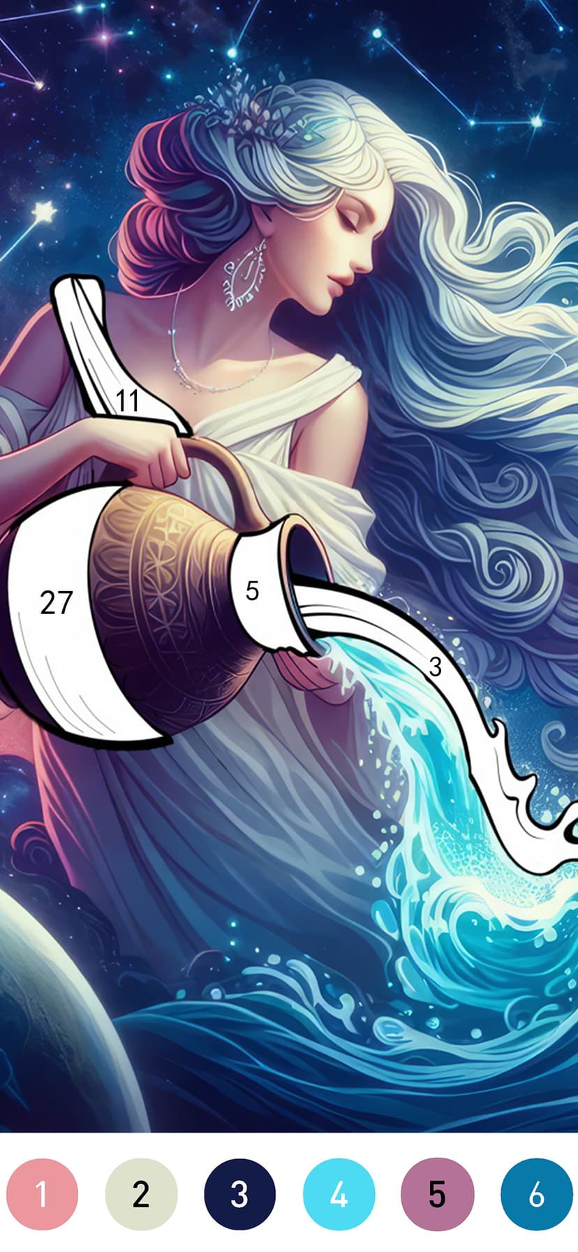 Fantasy Color By Number Game screenshot 4 - screenshot