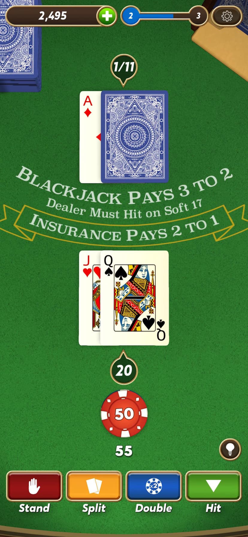Blackjack screenshot 2 - screenshot
